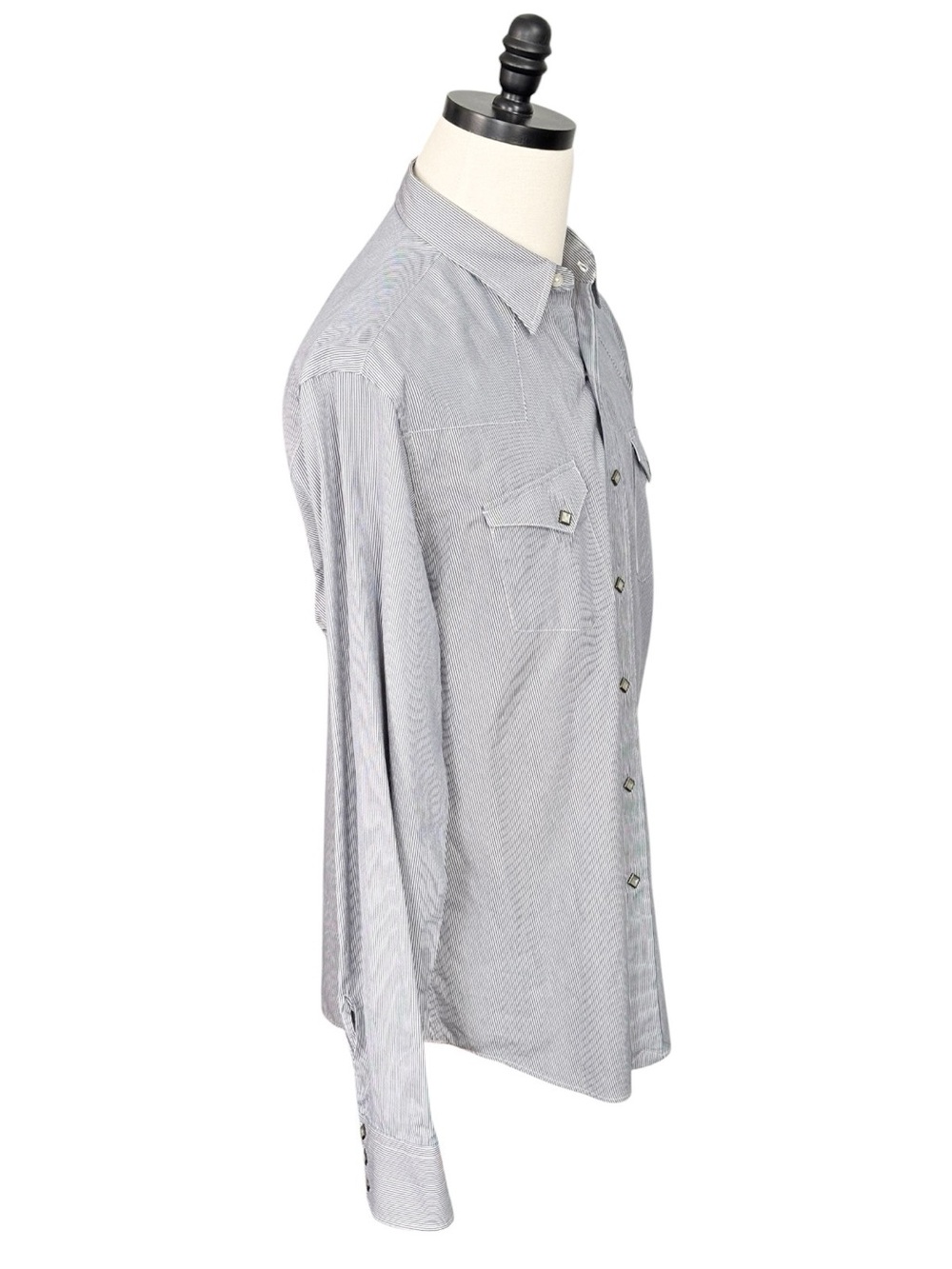 Polo Ralph Lauren Vintage
Western Pearl diamond shape Snap striped Shirt | L - Picture 6 of 15